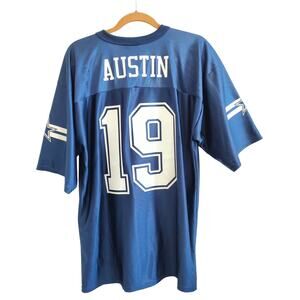 Dallas Cowboys Miles Austin #19 NFL Football Jersey Adult Size Large Blue Star